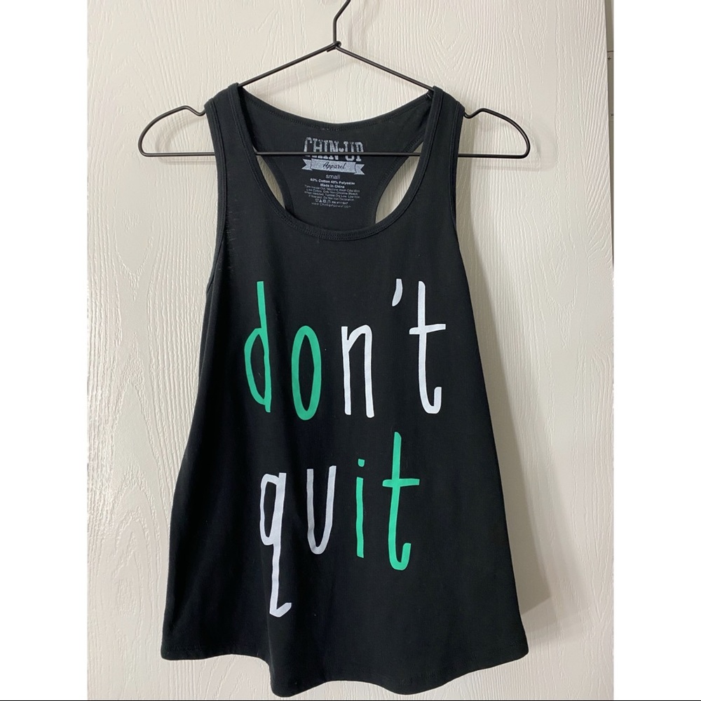 CHIN UP APPAREL Don’t quit Do It Workout Tank top